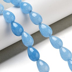Natürliche aquamaringefärbte Perlenstränge&nbsp;G-B106-A10-02