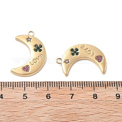 Ciondoli in strass in acciaio inossidabile 304&nbsp;STAS-Z121-50G
