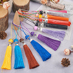 28 pz 14 colori poliestere nappa grandi pendenti decorazioni&nbsp;HJEW-TA0001-07