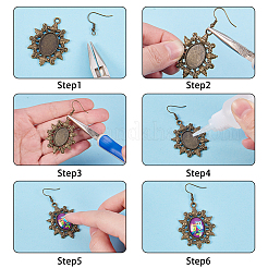DIY Ohrring machen&nbsp;DIY-SC0005-36AB