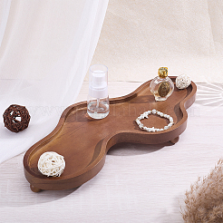 Plateau décoratif en bois en forme de nuage&nbsp;AJEW-WH0752-644B