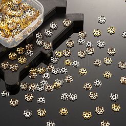 Tappi di perline di ferro multi-petalo 300 pz 3 colori&nbsp;IFIN-FS0001-06