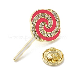 Süße pinke Lollipop-Emaille-Anstecker&nbsp;JEWB-S025-12C