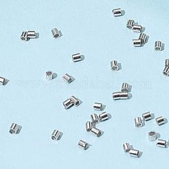 100 Stück rhodinierte 925 Sterlingsilber-Abstandsperlen&nbsp;STER-BBC0008-91