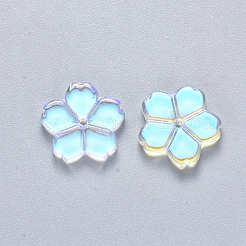 Perles en verre transparentes&nbsp;GLAA-S190-006C-01