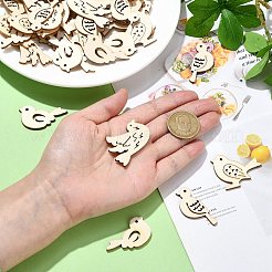 Morceaux de bois d'oiseau&nbsp;WOOD-CJC0006-021B