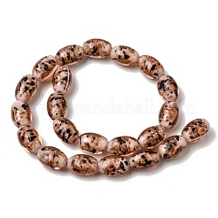 Perles vernissées de sable d'or manuelles &nbsp;LA-CBAC6A6-01F