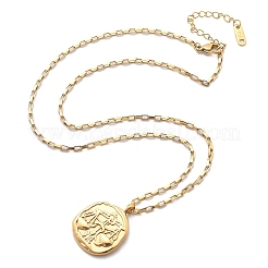 Colliers avec pendentif constellation en acier inoxydable 304&nbsp;NJEW-K392-01G-07