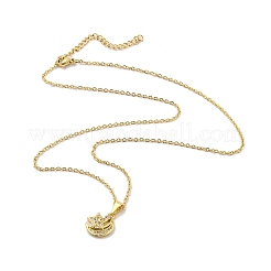 Collares colgantes de acero inoxidable 304&nbsp;NJEW-U002-23G-01