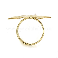 Bague réglable en acier inoxydable 304 pour femme&nbsp;RJEW-H216-01G