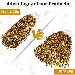 Haustier-cheerleading-pom-poms cheerleading hand&nbsp;AJEW-WH20007-40D