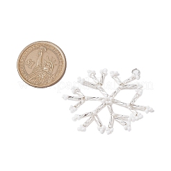 Perles de rocaille de Noël breloques en perles&nbsp;PALLOY-MZ00328-01