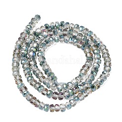 Chapelets de perles en verre électroplaqué&nbsp;GLAA-Q105-03Z