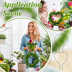 16 Stück 2 Arten von Klettergittern aus Eisen für Pflanzen&nbsp;AJEW-GO0004-17