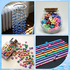 900 bande de papier bicolore faite à la main&nbsp;DIY-SC0033-87B