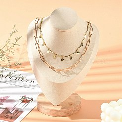 Affiche de collier en bois microfibre&nbsp;NDIS-O008-03A-M