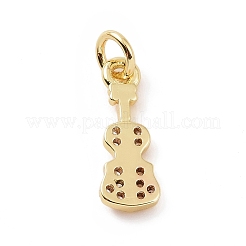 Adornos de latón micropavé de circonia cúbica&nbsp;KK-C012-13G