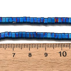 Fili di perline di ematite sintetica non magnetica elettrodeposta a 2 foro&nbsp;G-L613-A01-01