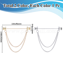 Broches de chaîne suspendues en alliage de zinc&nbsp;FIND-GF0006-87A