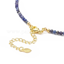 Collana con pendente a farfalla in zirconi colorati con catene di perline di pietre preziose miste naturali da donna&nbsp;NJEW-JN04169
