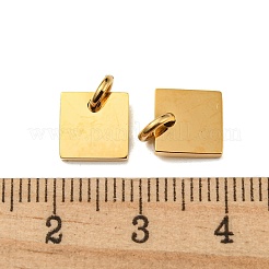 Dijes de etiqueta en blanco con estampado de acero inoxidable 304&nbsp;X-STAS-L022-181G