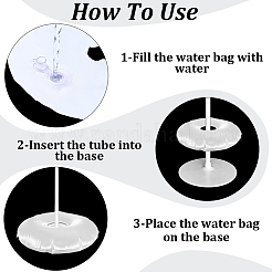 2 bolsa de agua de plástico PE para decoración de fiestas.&nbsp;AJEW-CN0007-39C