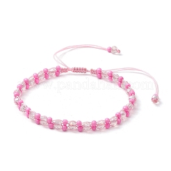 Peinture de cuisson bracelets de perles de rocaille de verre&nbsp;BJEW-MZ00155-04