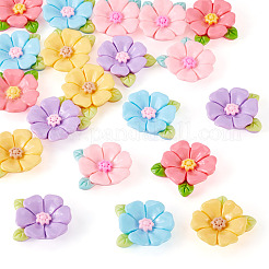20 Stück opake Harz-Cabochons&nbsp;RESI-TADJ0001-08D