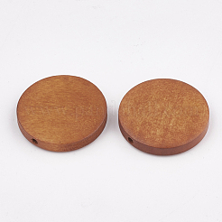 Perles en bois de poirier naturel&nbsp;X-WOOD-T009-2.5cm-04