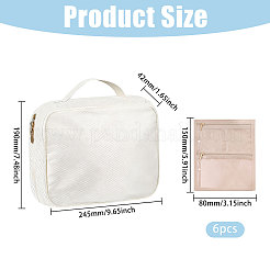 Aufbewahrungsbeutel aus Nylon für Schmuckorganizer mit losem Blatt&nbsp;ABAG-WH0063-115A