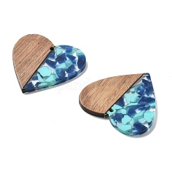 Anhänger aus Harz und Walnuss&nbsp;LS-FIND-R051-09H
