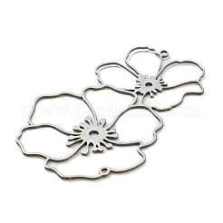 Grands pendentifs en acier inoxydable 201 anti-ternissement&nbsp;X-STAS-M318-16P