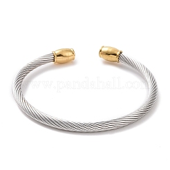 Trendige Damen-Drehmomentarmreifen aus 304er Edelstahl&nbsp;BJEW-N225-72P