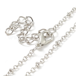 Crâne en alliage avec collier pendentif chauve-souris&nbsp;LS-NJEW-G056-02AS