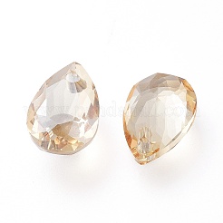 Pendenti del rhinestone di vetro&nbsp;LS-RGLA-A024-H02-001GS