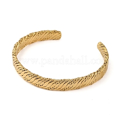 Ionenplattierung (IP) 304 Edelstahl-Manschettenarmbänder für Frauen&nbsp;BJEW-D048-07G