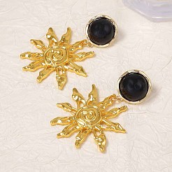 Pendientes colgantes de resina de aleación para mujer&nbsp;WG6B4A6-01