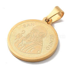 Colgantes de acero inoxidable 304 con revestimiento iónico (IP) religioso&nbsp;STAS-Z098-32G