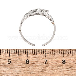 Offene Manschettenringe aus Edelstahl 304&nbsp;RJEW-P191-10P