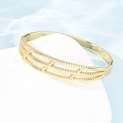 Bracelets à charnière en acier inoxydable 304 pour femmes&nbsp;BJEW-F527-01G