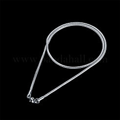 Collane a catena a serpente in acciaio inossidabile chirurgico 316 anti-ossidazione&nbsp;NJEW-BB31289-24