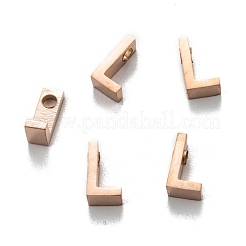 Placcatura ionica (ip) ciondoli in acciaio inossidabile 304&nbsp;STAS-K216-41L-RG