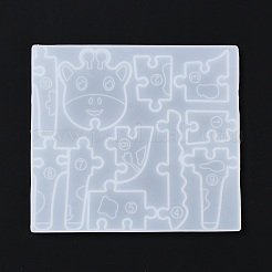 Giraffe DIY Puzzle Silikonformen&nbsp;DIY-G046-20