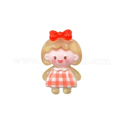 Ornamento in resina mini ragazza/stella/cuore/tulipano/arcobaleno&nbsp;PC-PW0001-14