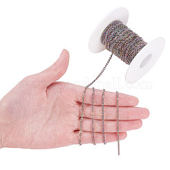 Cadenas portacables de acero inoxidable 304 con recubrimiento iónico (IP)&nbsp;CHS-I003-U01