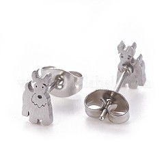 Anlaufgeschützte Welpenschmucksets aus Edelstahl 304&nbsp;SJEW-F208-06P