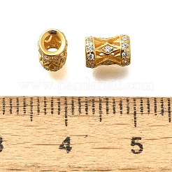 925 Sterling Silber Mikropavé klare Zirkonia Perlen&nbsp;STER-B006-11A-G