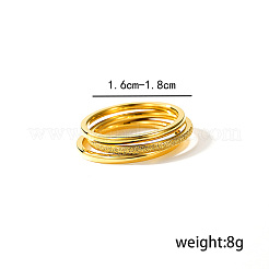 201 ensembles de bagues en acier inoxydable&nbsp;CY7723-1