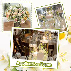 30 ramo di fiori di prugno artificiale in tessuto&nbsp;AJEW-SC0031-60A