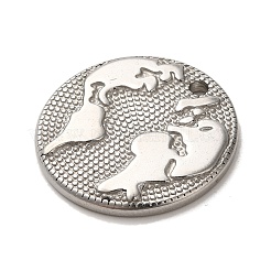 Pendentifs en acier inoxydable 304 anti-ternissement&nbsp;STAS-R223-16